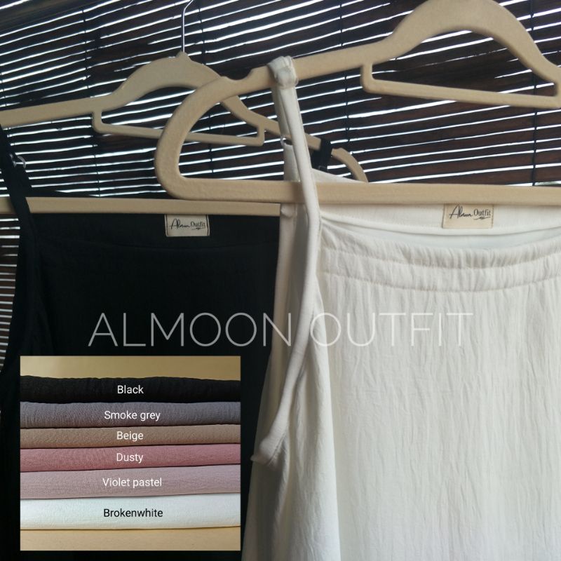 DAIFA DRESS BY AO - bisa request ukuran | Long Dress Sleeveless Premium / Tanpa Lengan / Dress Tanpa