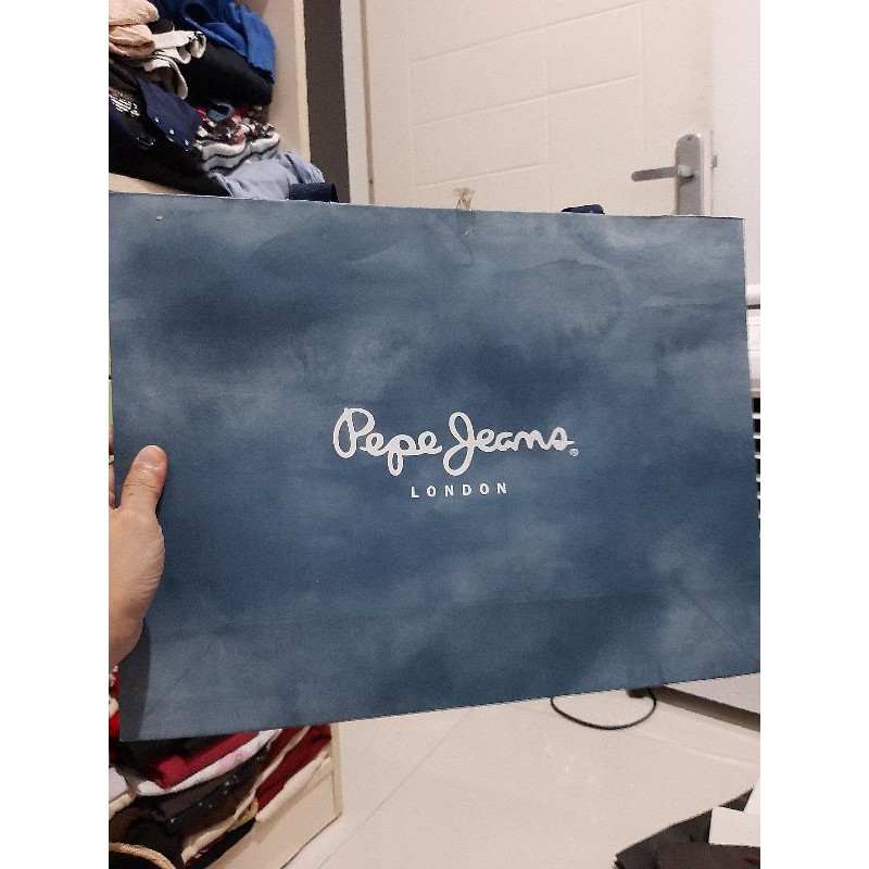 

paper bag pepe jeans big