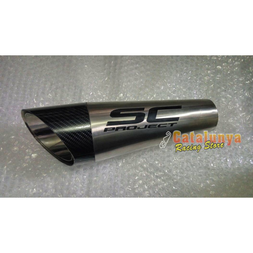 Knalpot Racing Yamaha Xabre fullstainles SC Project S1 Racing Custom