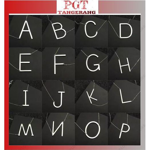 PGT - Kalung Initial Alphabet (Huruf A - P) Selanjutnya Di Produk Lain