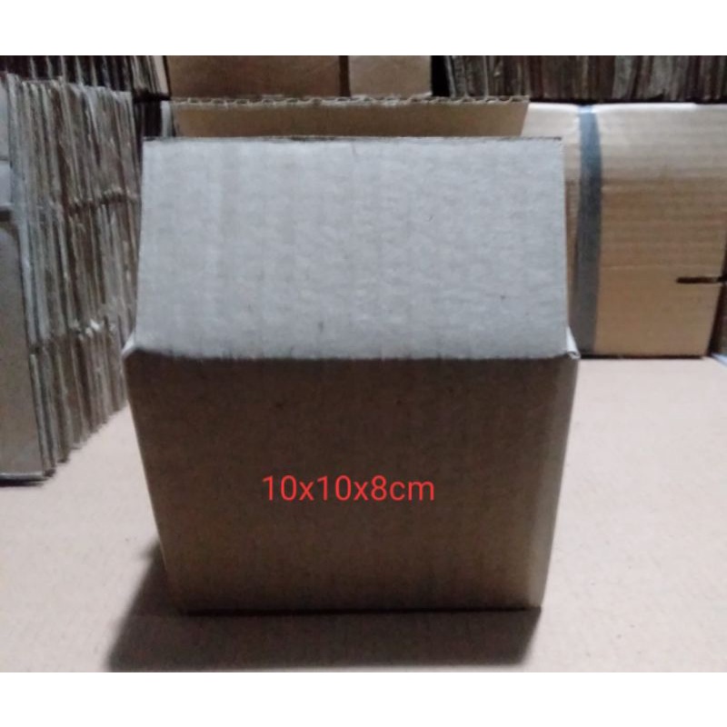 

kardus karton box ukuran 10x10x8