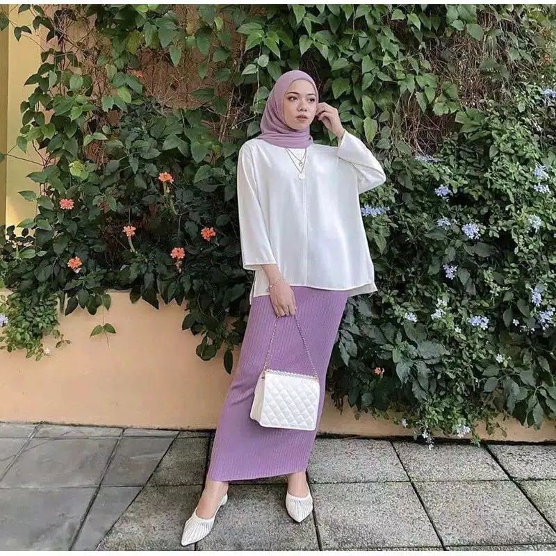 ROK RAJUT SPAN / ROK RAJUT PREMIUM / ROK PANJANG / MAXI SKIRT