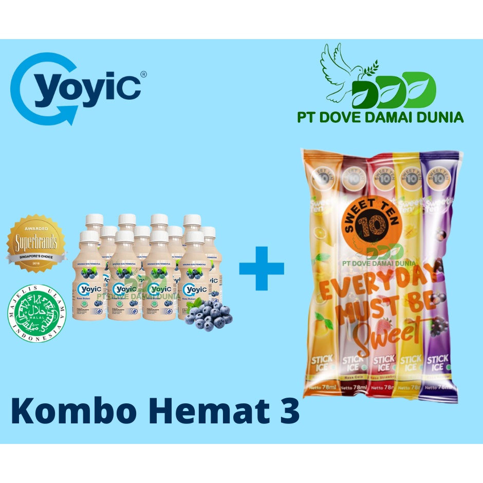 

Paket YoyiC x Sweet Ten (Stick Ice Atau Es Bantal) Bundle 3
