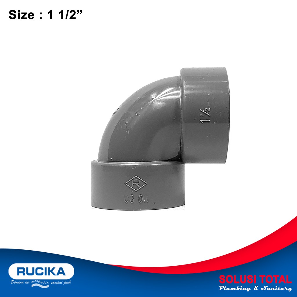 Knee D 1 1/2" RUCIKA / Elbow D 1 1/2 Inch PVC Rucika