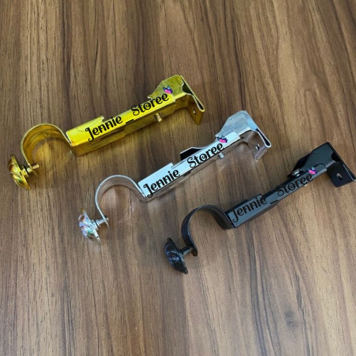 Bracket Gorden /Kaki Gorden / Kaki Tiang Gorden/Penyangga Gorden