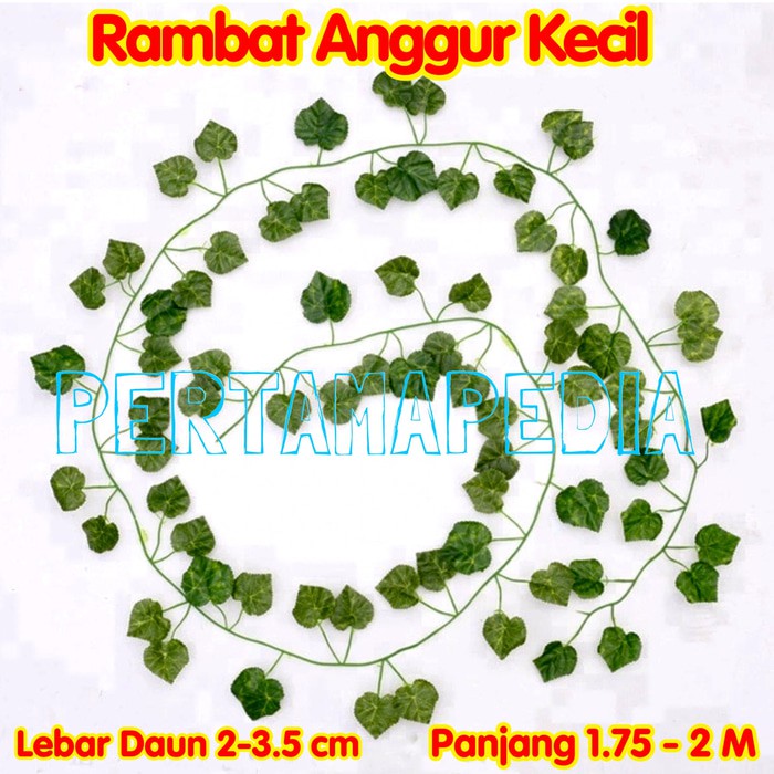 MURAH DAUN RAMBAT BUNGA PLASTIK/ DAUN RAMBAT BUNGA PALSU.