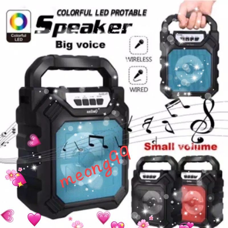 SPEAKER BLUETOOTH +MIC KARAOKE YD 668 WIRELESS BLUETOOT BASS PLUS MIC