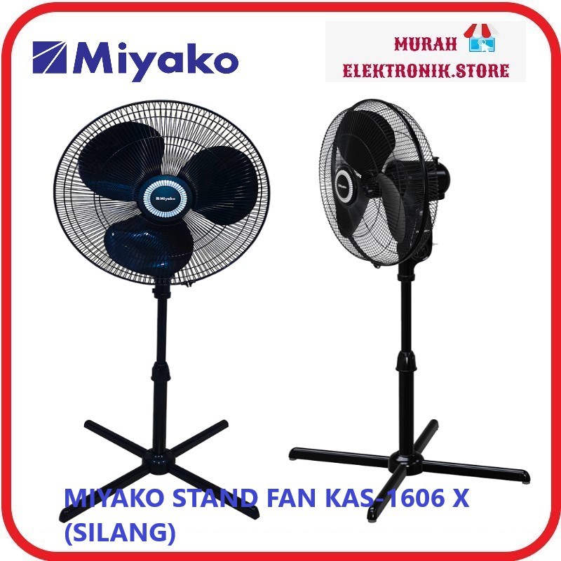 MIYAKO Kipas Angin Stand Fan KAS1606X / KAS 1606X [16inch][Garansi]