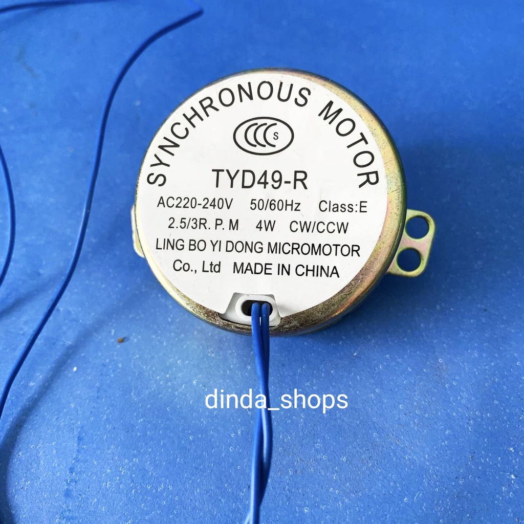 Synchronous Motor Kipas Angin Rotary Rotari Swing Dinamo Kipas