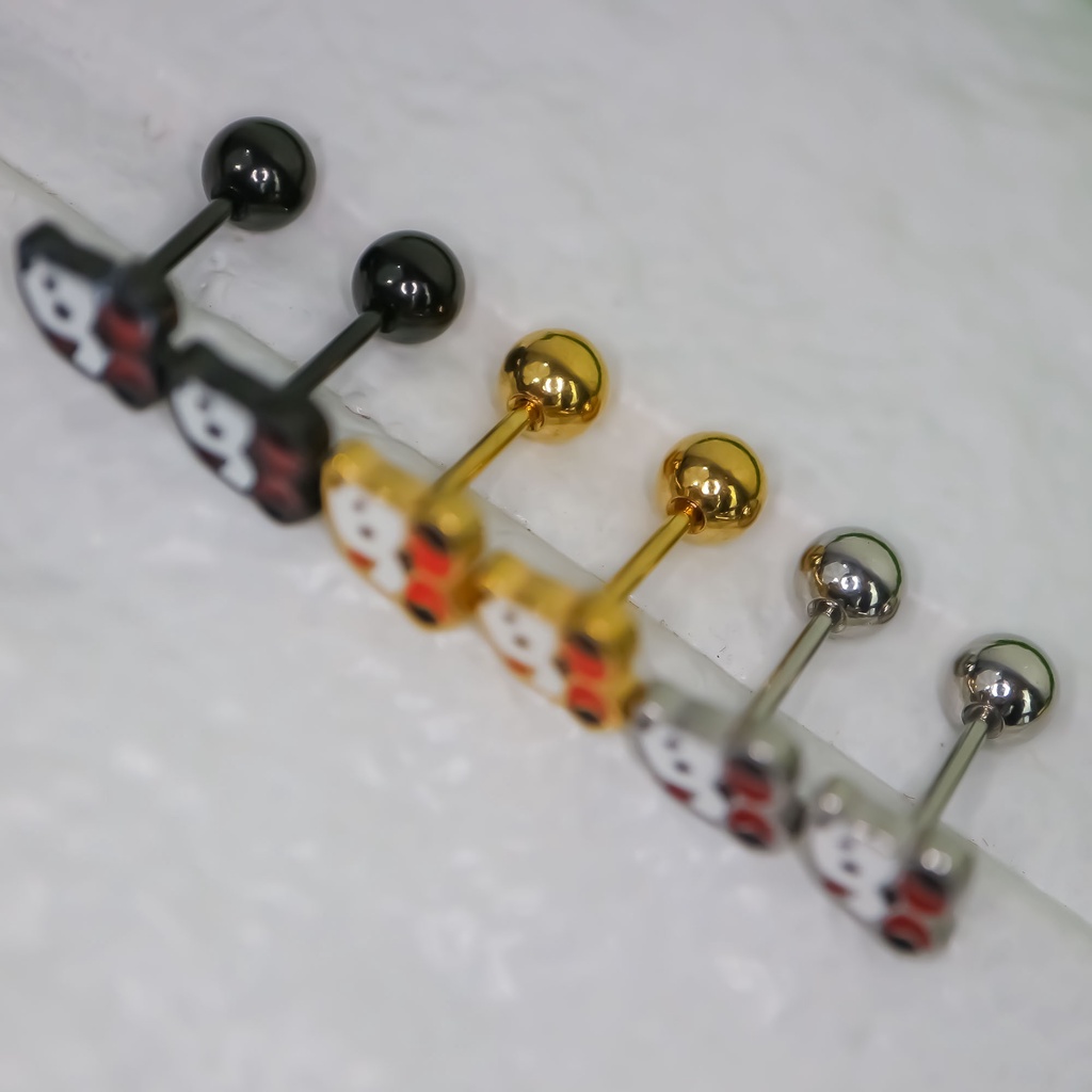 Anting baut minnie mouse titanium korea anti karat