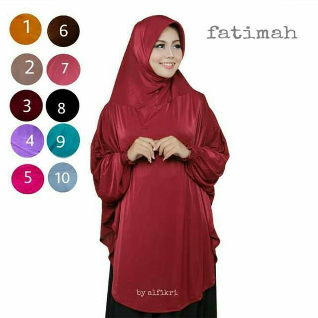 REAL PIC"FATIMAH LENGAN" bahan spandek sutra