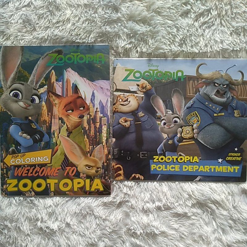 Buku Aktivitas - Disney Zootopia - Pop Up Coloring - Sticker Creative