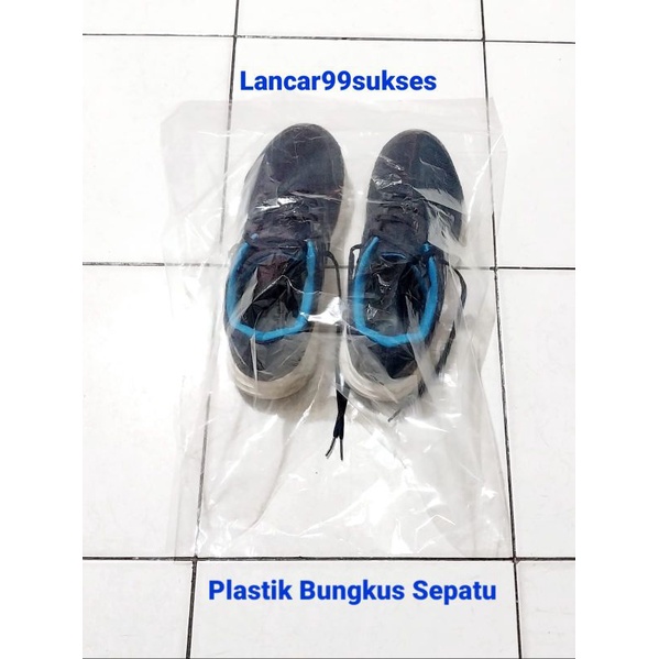 Plastik sepatu plastik polos pembungkus multifungsi