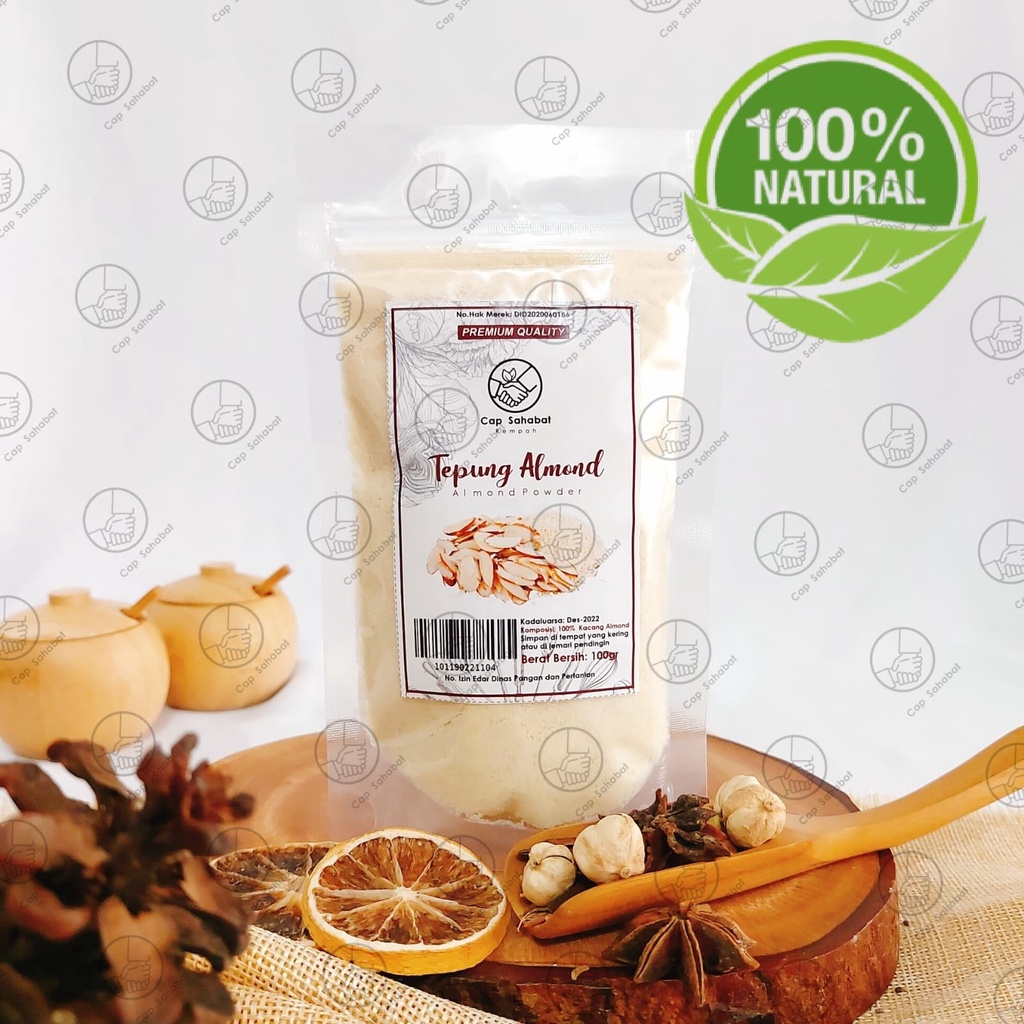 100gr Tepung Almond  / Almond Powder / Rempah / JSR 100% PREMIUM QUALITY