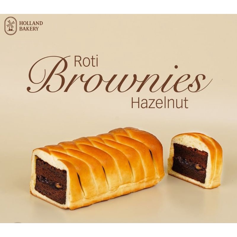 Roti Brownies Hazelnut Holland Bakery