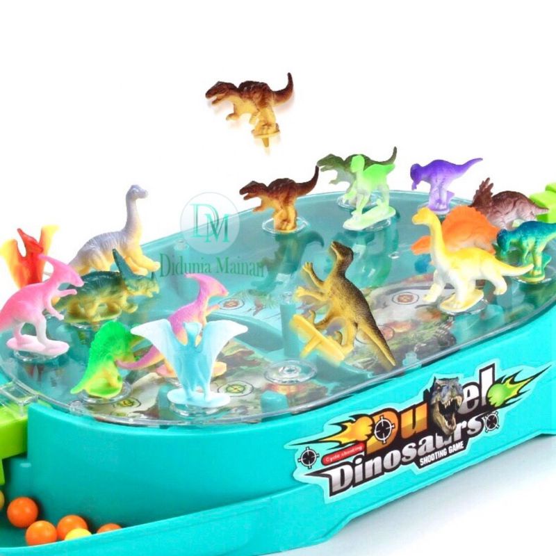 MAINAN BATLLE DINOSAURUS DUEL GAME SHOOTING DINOSAURUS BATTLE DINOSAURUS BATTLE MILITARY