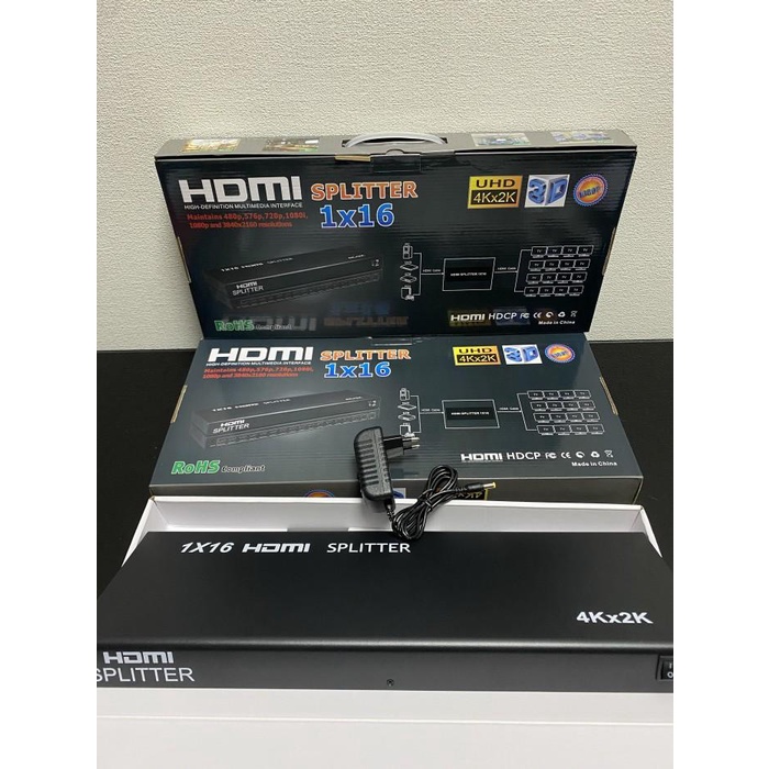 Hdmi Splitter 16 Port / Hdmi Splitter 16Port 1080P Full Hd 1-16