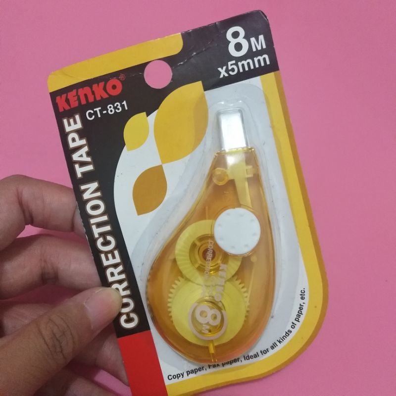 

kenko yellow transparent correction tape