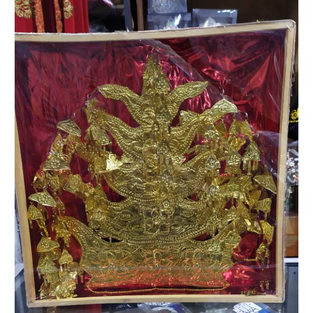 Kepala pengantin adat batak mandailing/bulang