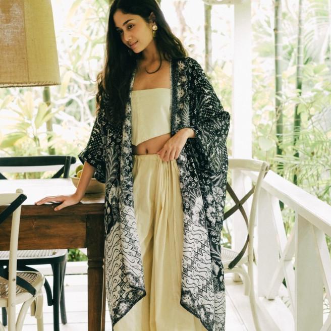 Kirana Outer Batik/Luaran Baju Panjang Wanita/Kaftan Modern 40 Termurah