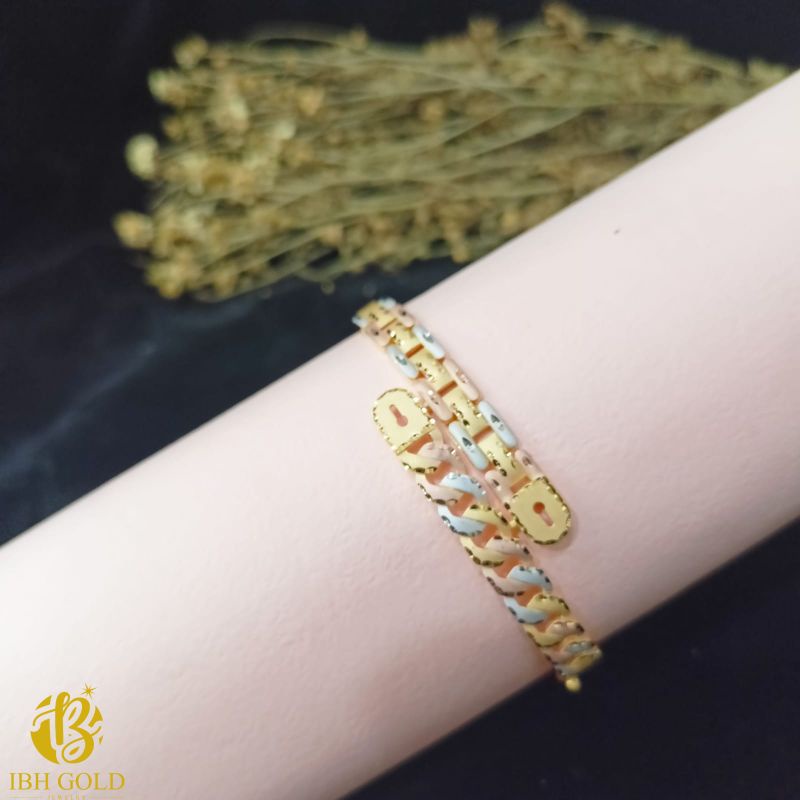 GELANG EMAS MODEL TERBARU GELANG EMAS MUDA GELANG EMAS KADAR 6K