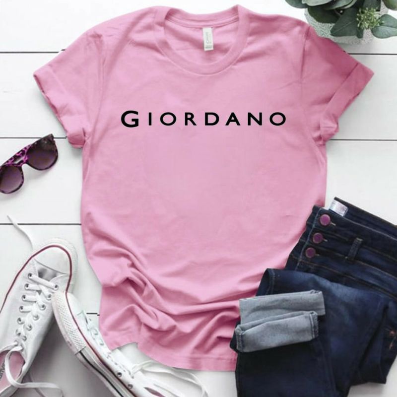 kaos wanita dewasa Giordan kaos oblong baju kaos distro atasan wanita cotton combed