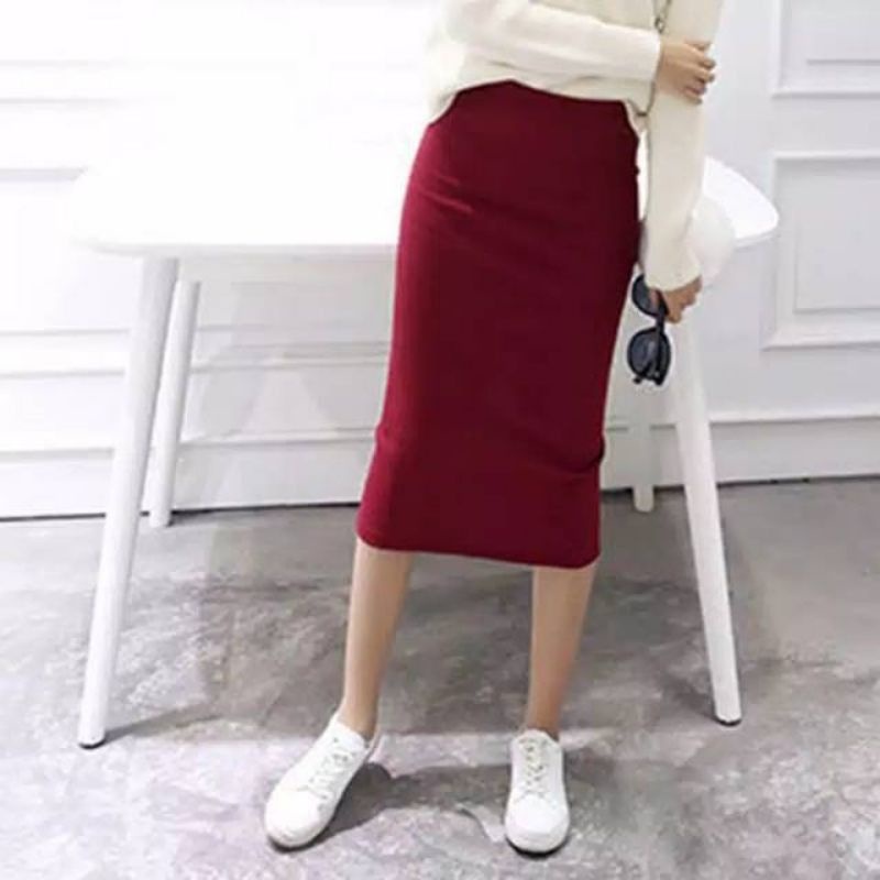 inma Fashion - Rok span pendek wanita / Rok wanita kekinian