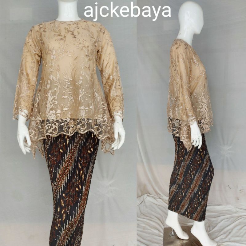 Kebaya / rinjani / Kebaya Tulle / Set Kebaya/Kebaya Modern/Ajc kebaya