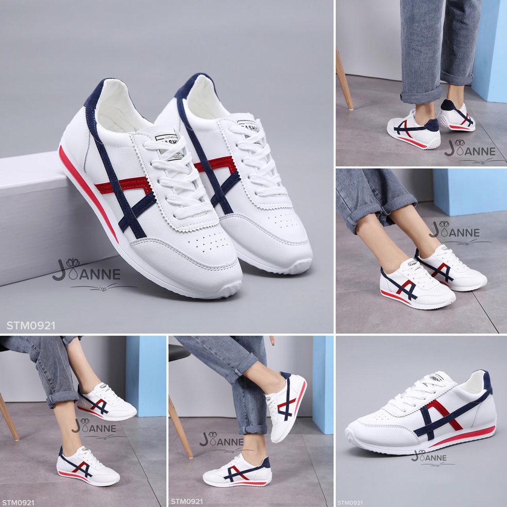 JOANNE Leather Sneakers Shoes #STM0921 ORIGINAL