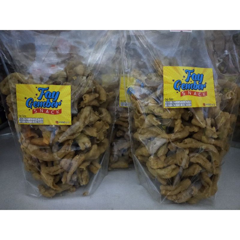 

Kripik Usus Ayam 175 gram