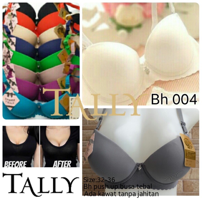 BH | Bra Seamless/Tanpa Jahitan Push Up Bra TALLY 004 Pakai Kawat Dan Busa Tebal