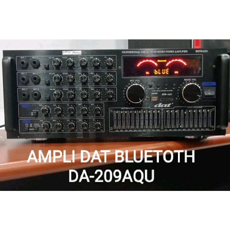 AMPLIFIER KARAOKE DAT B 209AQU ORIGINAL AMPLI MIXER EQUALIZER BLUETOOTH