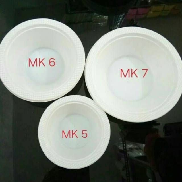 Jual Mangkok Plastik Kecil Mk5 Putihsusu Shopee Indonesia