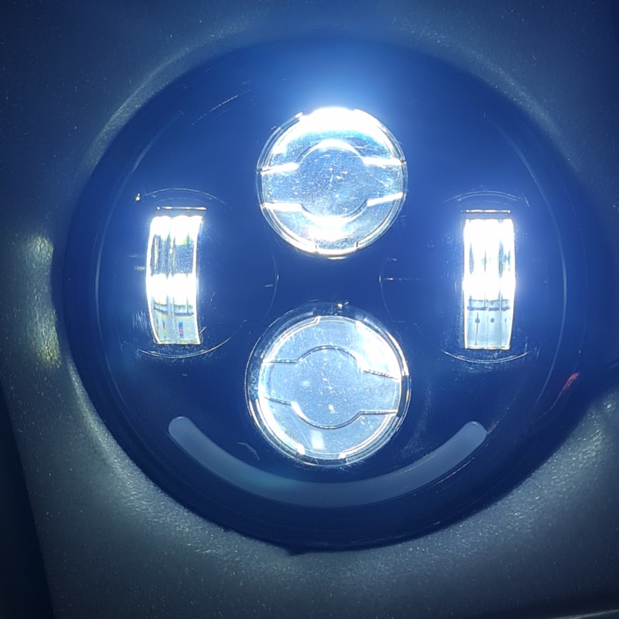 LAMPU HEADLAMP 6 INCH DAYMAKER HEADLAMP RUBICON HARLEY JIMNY