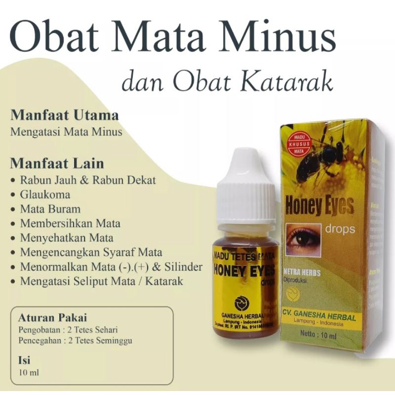 Honey Noni Eye obat Mata Minus
