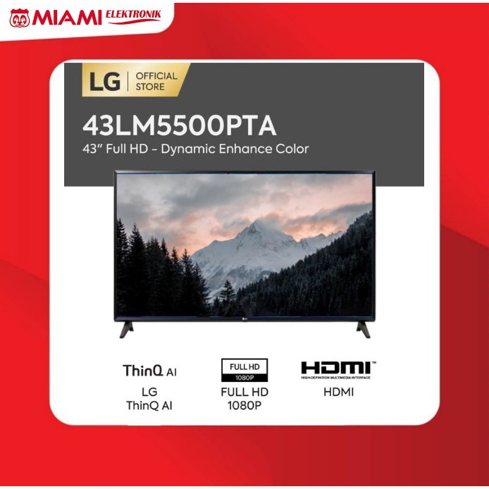 MF LG 43LM550 LED TV 43 Inch Full HD Digital USB HDMI 43LM550BPTA (201