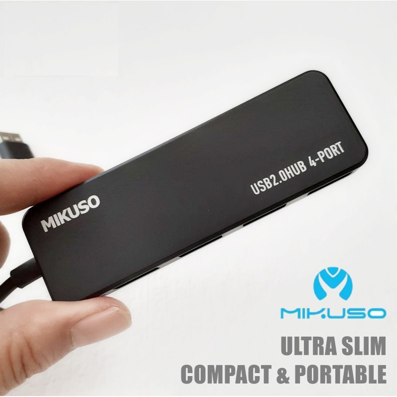 USB HUB 2.0 Mikuso HUB-011 usb hub 4 Port USB Super Speed Ultra Slim