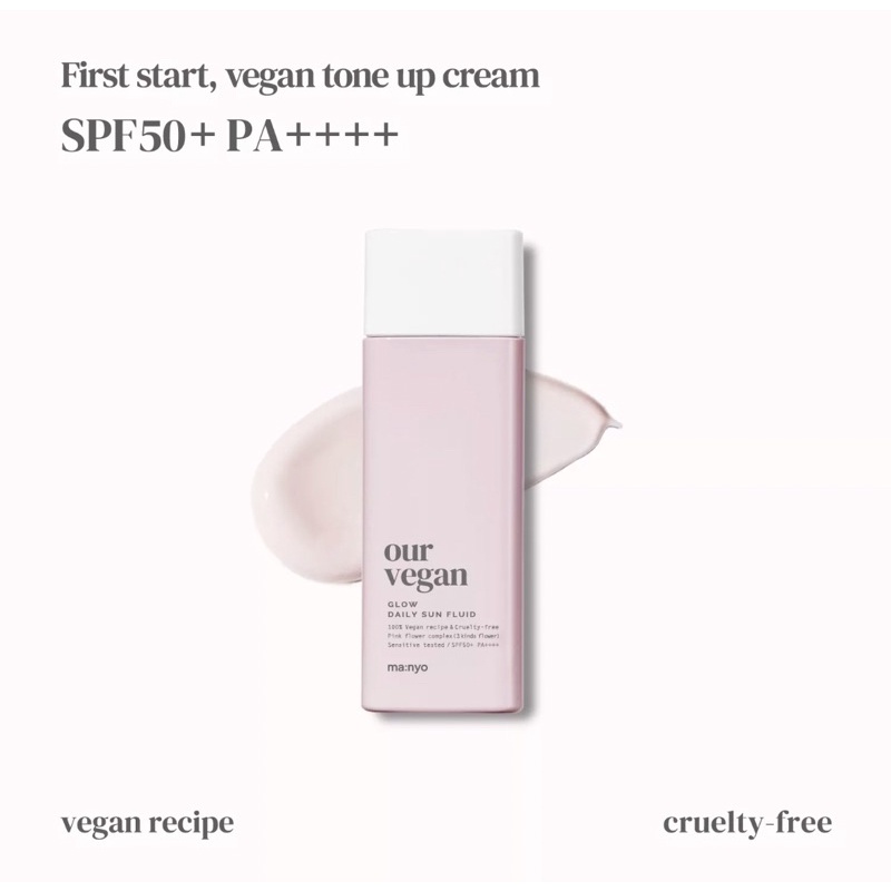 Manyo Factory Our Vegan Tone Up Sun Fluid Glow Spf 50 50ml