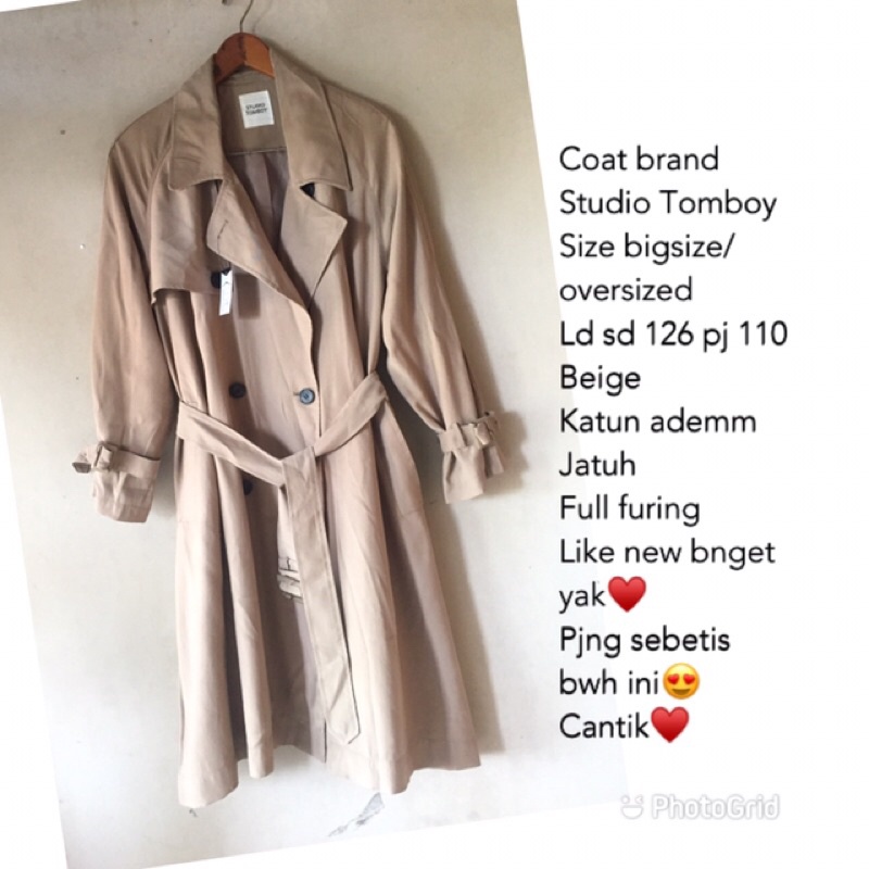 coat studio tomboy