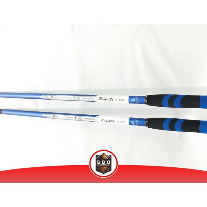 TERMURAH TEGEK JORAN BUGATTI 540 CM VIP POWER FISHING ROD CARBON