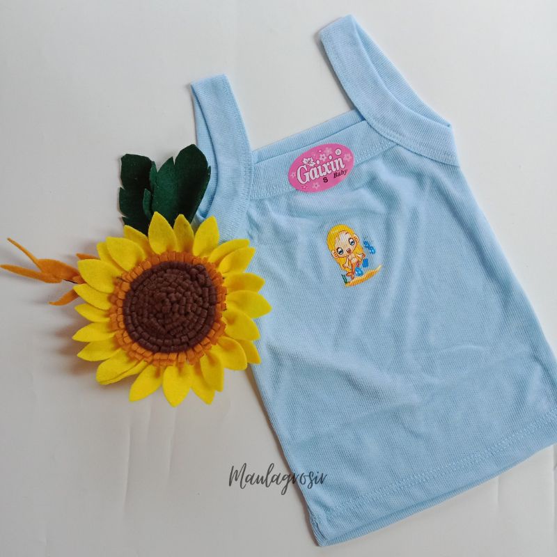 Lusinan 12 PCS Singlet Enjiemou Anak Perempuan Murah