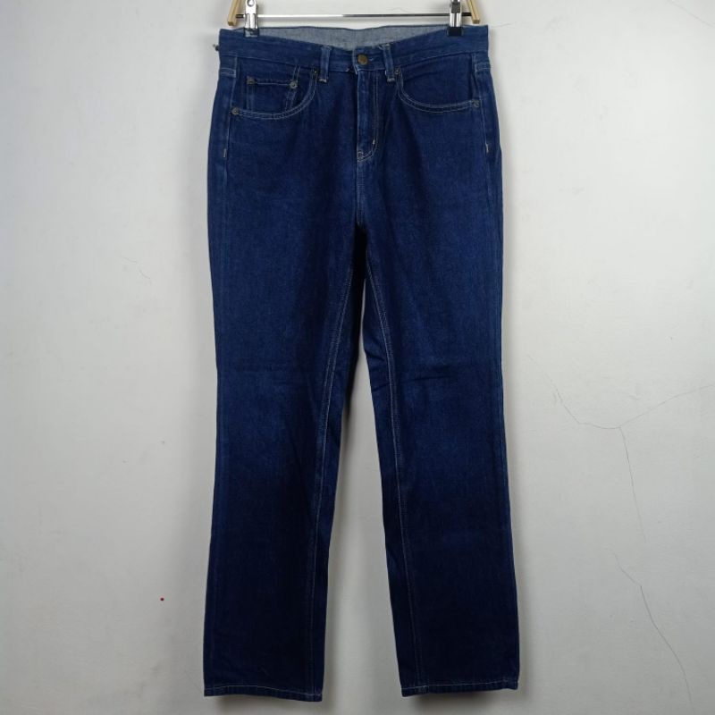 celana GU jeans women original slim fit straight