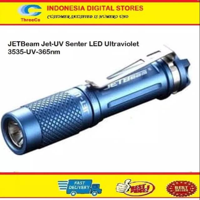 JETBeam Jet-UV Senter LED Ultraviolet 3535
