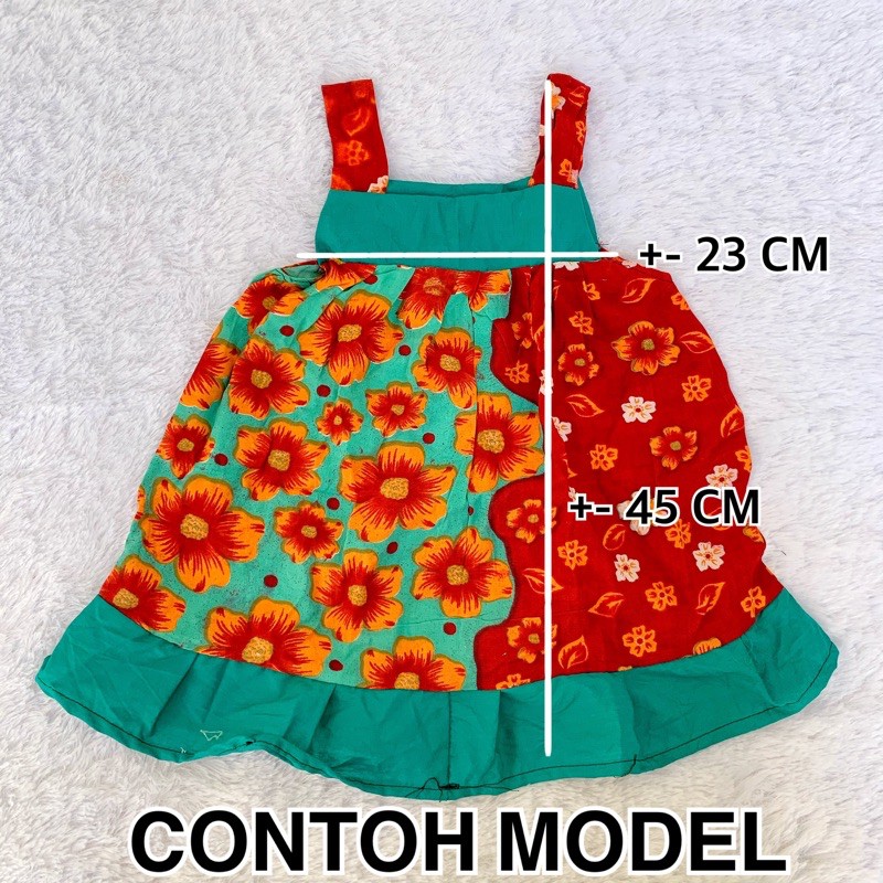 DRESS RAYON TIPE CLASSIC SIZE S / DASTER RUMAH ANAK BAYI PEREMPUAN CEWEK WANITA ROK MURAH TERUSAN