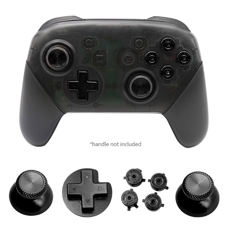 Btsg 1set Stik Jempol Joystick Butons Anolog Metal Untuk Controller Switch Pro