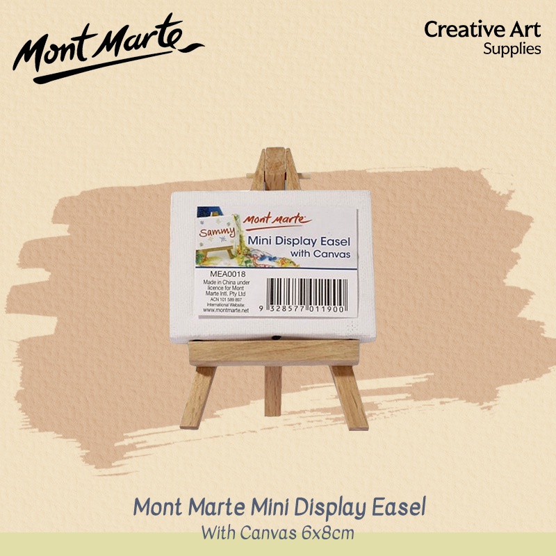 

Mont Marte Mini Display Easel With Canvas kanvas kecil 6x8cm Pajangan Lukisan (Harga Satuan)