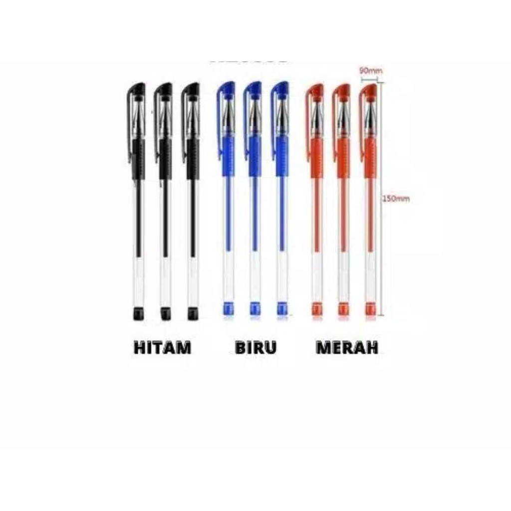 YBOS - Pena Gel Mimi 0.5mm International Standard Pulpen Gel Mimi Import Murah