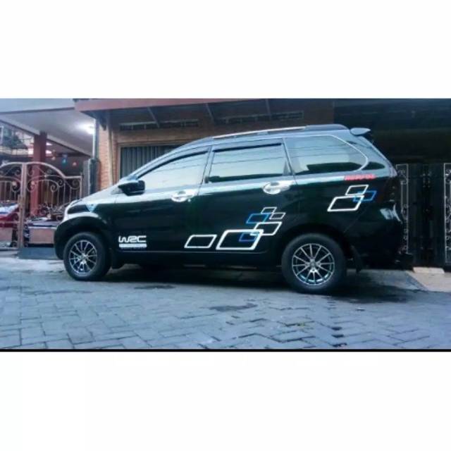 Sticker variasi mobil Agya, Alya, calya, xenia, Avanza, jazz, Sigra, All tipe,