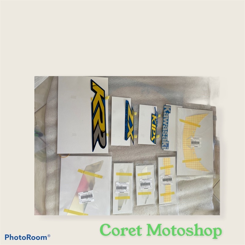 stiker krr zx Original thailand biru