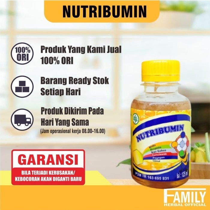 

Madu Penambah Nafsu Makan NUTRIBUMIN Albumin - 125gr